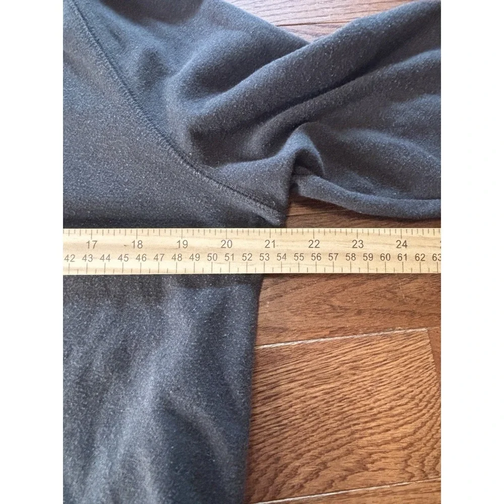 THE NORMAL BRAND HENLEY PULLOVER HOODIE Grey MENS Size Medium M Bear Logo